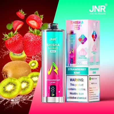 JNR Shisha Max 22K Strawberry Kiwi | 22000 Puffs Disposable Vape